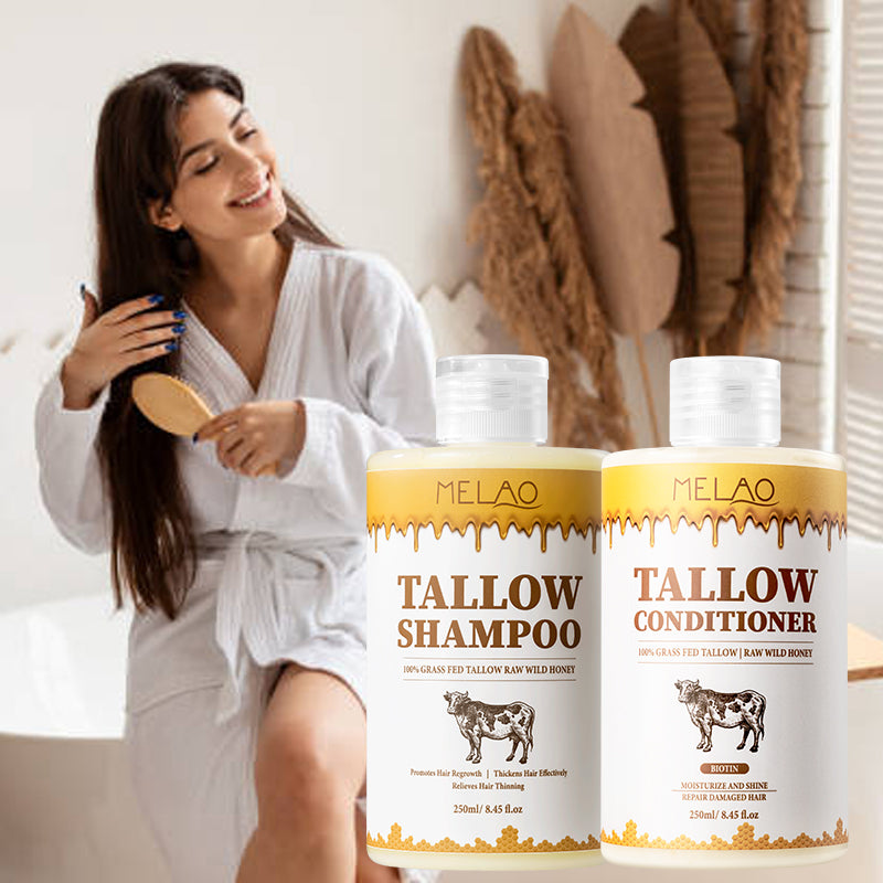 Champú de sebo de Res + Masajeador