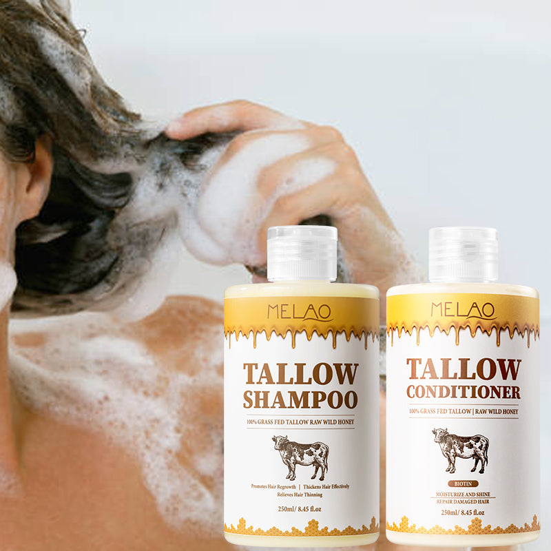 Champú de sebo de Res + Masajeador