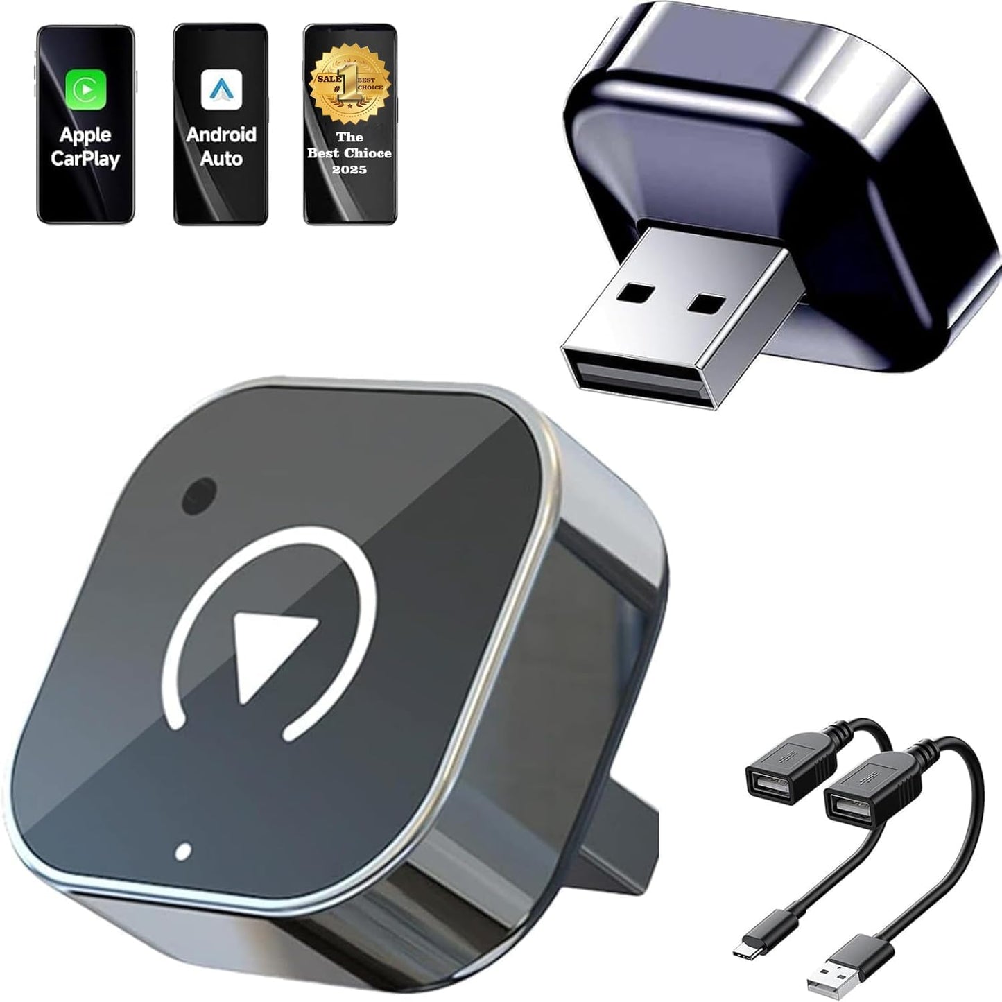 Adaptador inalámbrico CarPlay / Android Auto