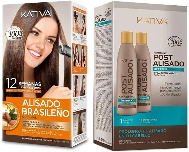 Kit Post Alisado Kativa