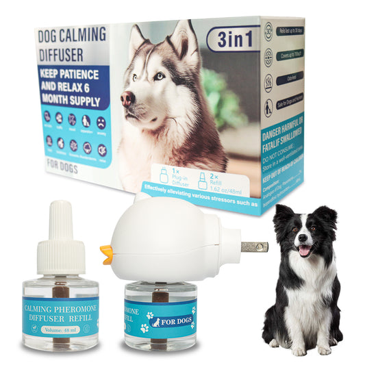Difusor Antiestrés para Perros y Gatos (Solo en casa, Miedos, Ruidos fuertes, Adopción )