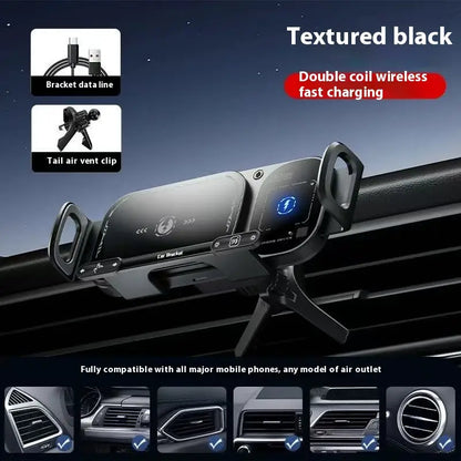 Soporte Inteligente 360° con Carga Inalámbrica