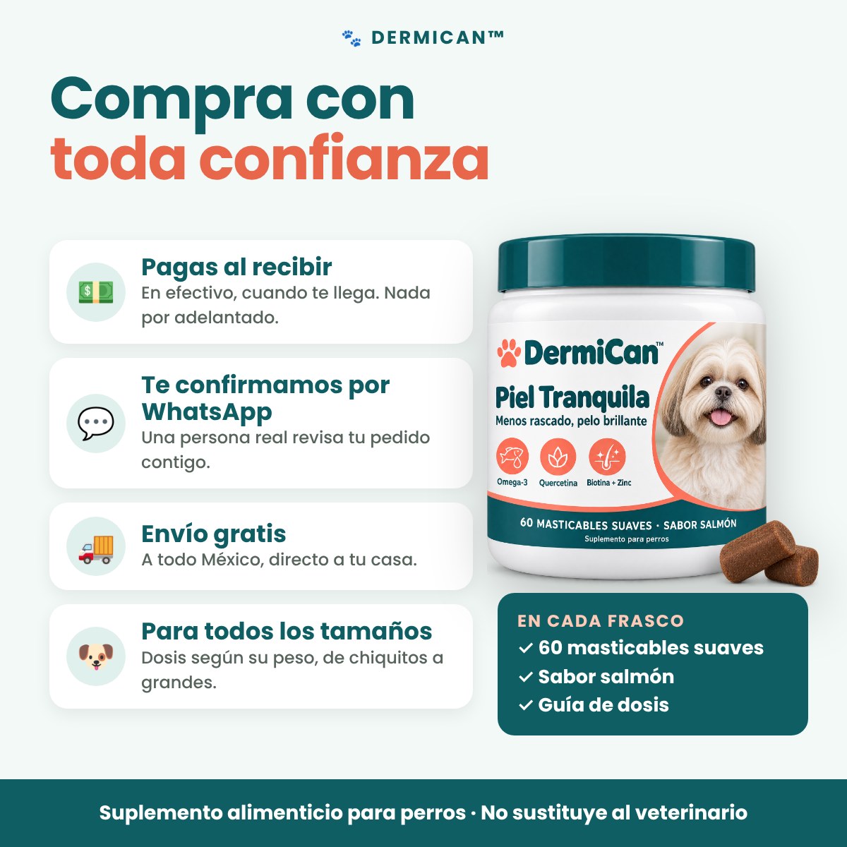 Compra con confianza: pagas al recibir