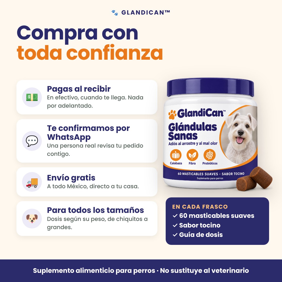 Compra con confianza: pagas al recibir