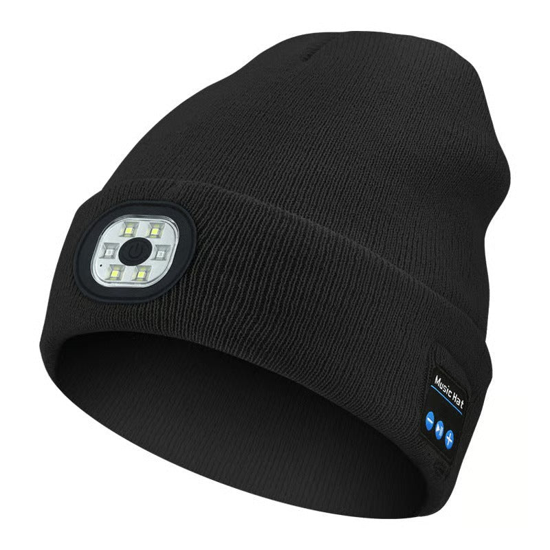 Gorro Bluetooth con Luz LED y auriculares inalámbricos
