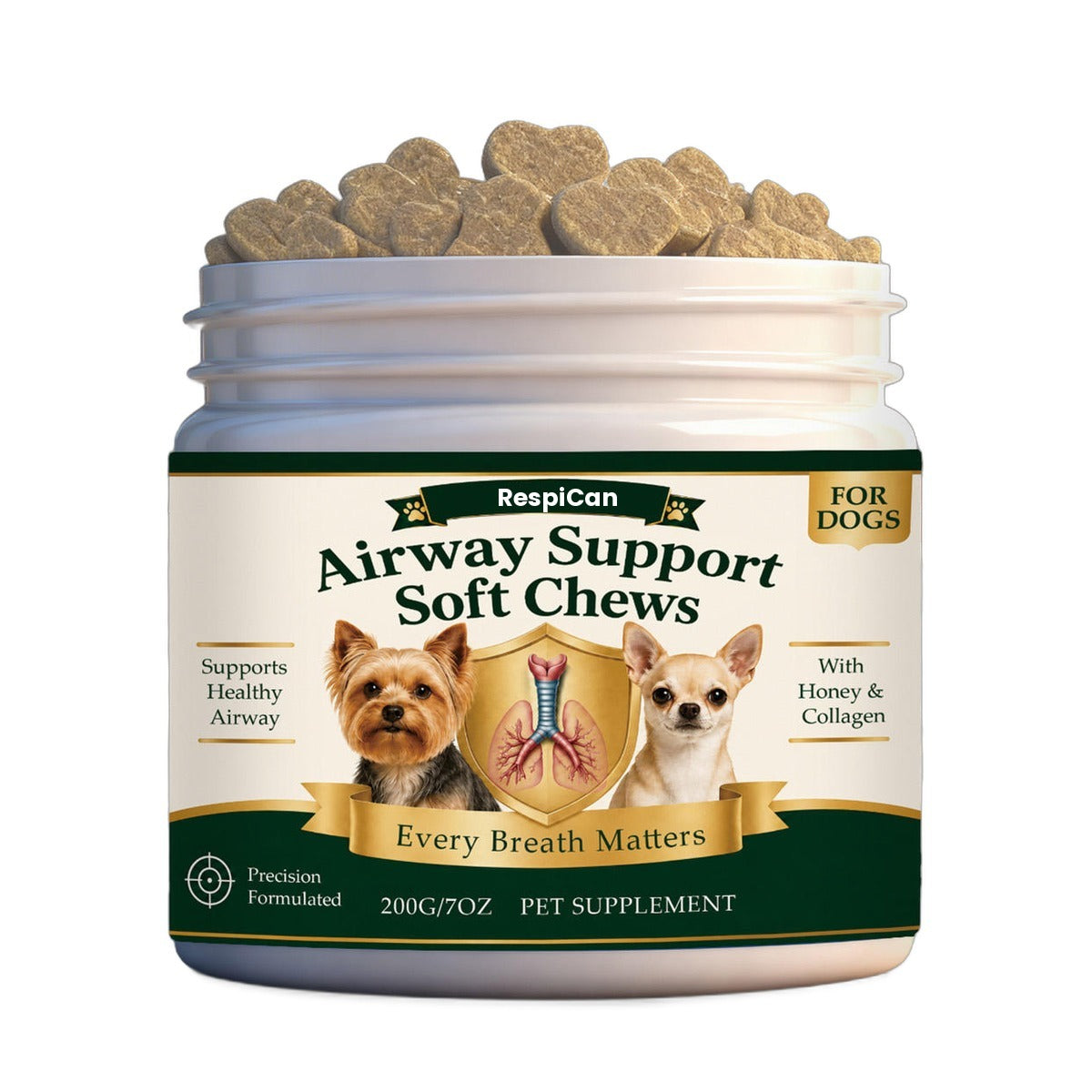 RespiCan masticables para la tráquea de tu perro