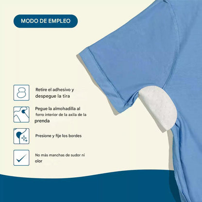 Almohadillas de Sudor para Axilas